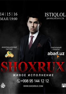 Shoxrux 2018 - Yilgi Konsert Dasturi